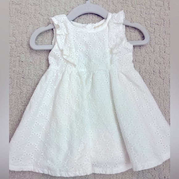 Other - 0-6M Monica and Andy white eyelet dress
